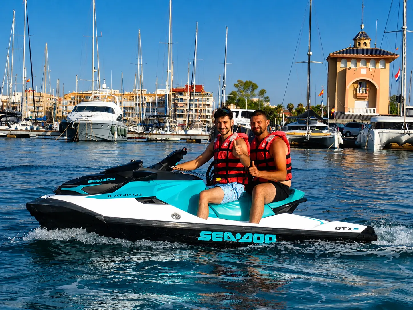 Moto de agua en torrevieja